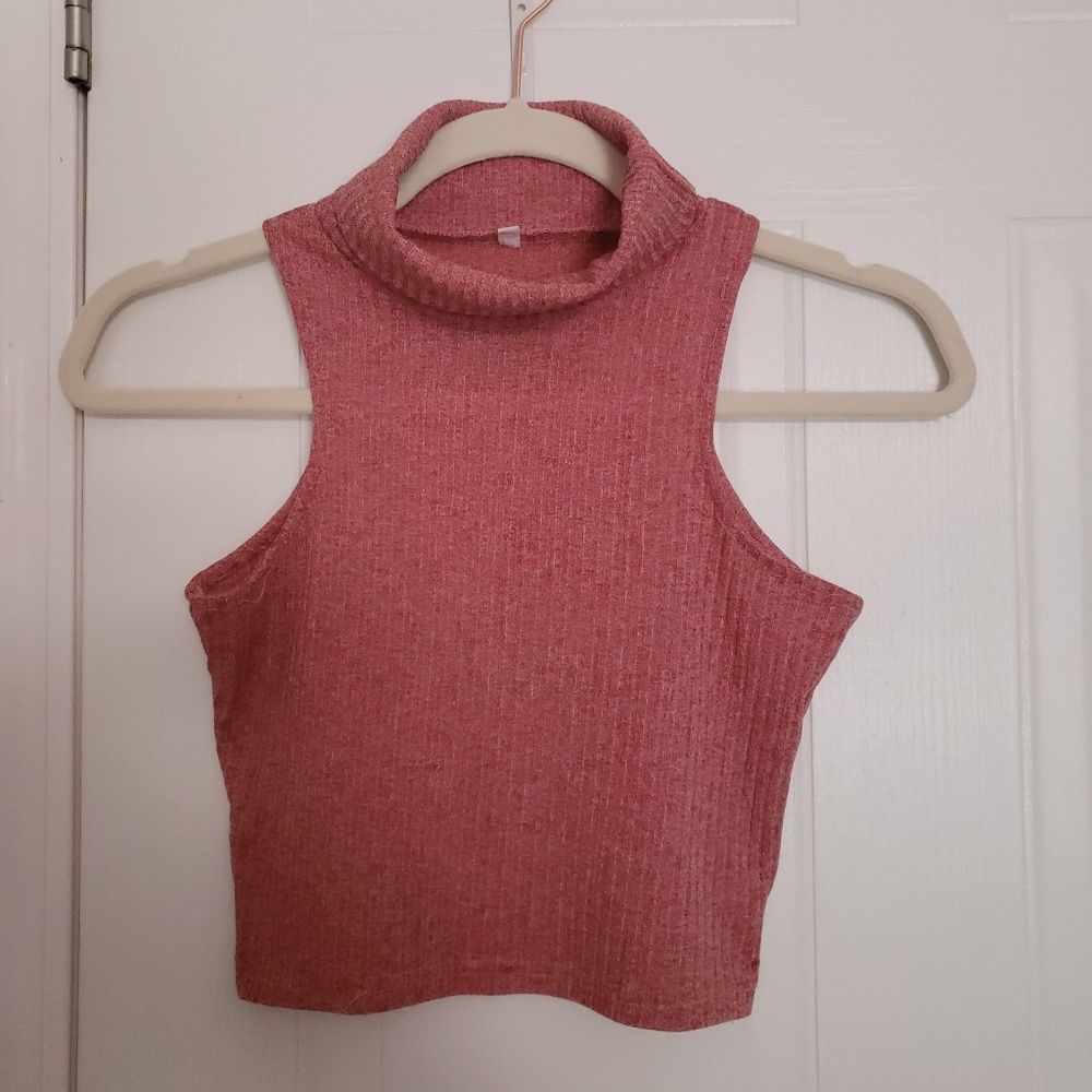 Turtle neck/crop top